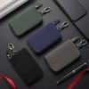 New Leather Keychain Men Women Key Holder Organizer Pouch Large Capacity Car Key Wallet Housekeeper Key Case Mini Card Bag