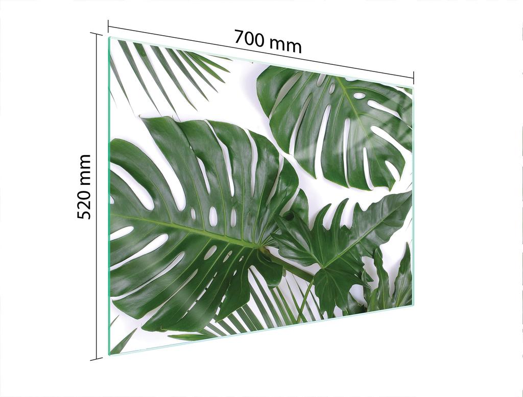 SZKLANA PŁYTA OCHRONNA NA KUCHENKĘ 70x52 MONSTERA