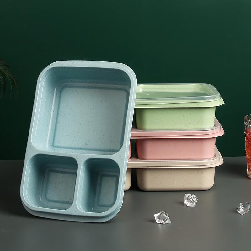 Wheat Straw Divided Lunch Box