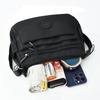 Vrijetijd Eenvoudige Dames Schoudertas Nylon Meerdere Vakken Waterdichte Messenger Bag Effen Kleur Vrouwen Schoudertas voor Uitjes