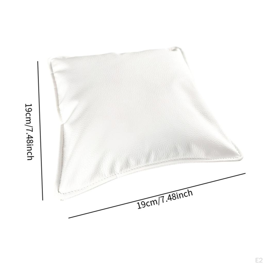 Arm Rests for Elbows, Elbow Pad Cushion, Comfortable Nail Supplies, Desk Station, PU Leather Hand