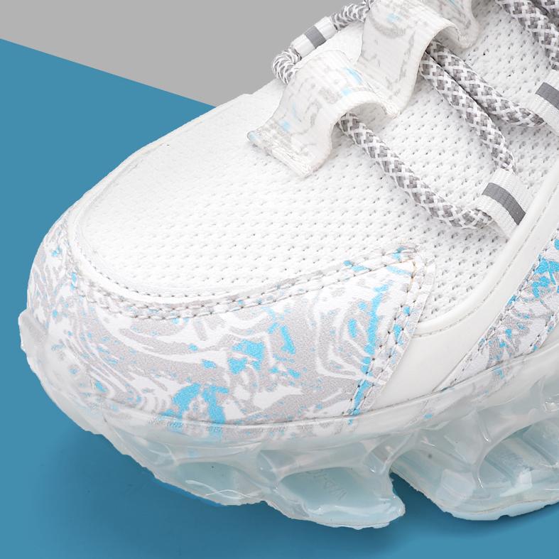 Men's Sneakers Summer Shark Blade Mesh Breathable Shock-absorbing Basketball Sneakers