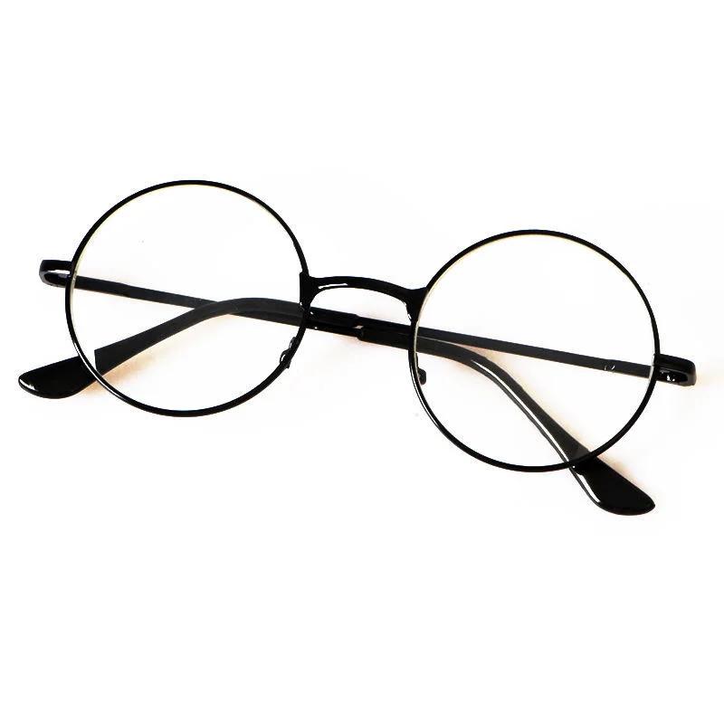 Mens Womens Retro Metal Round Frame Rim Reading Glasses Ladies Blue Light Glasses Reading Glasses Readers+1.0~+4.00