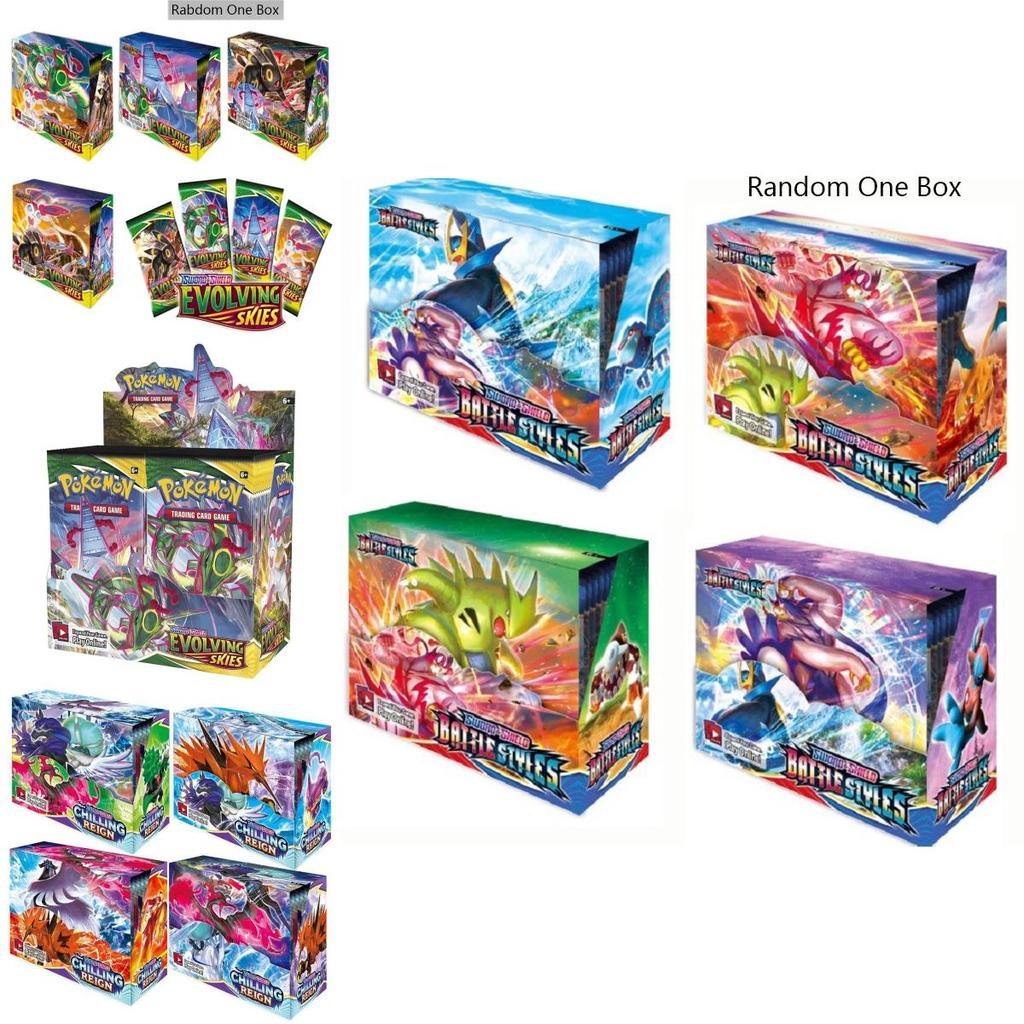 Ultimátní sbírka 360 kusů Pokémon karet s edicemi Sword Shield, Evolving Skies, Shining Fates