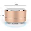 Smart A10 Wireless Speaker with Aluminum Alloy, Colorful LED Light, Hands-Free Subwoofer, and TF Support