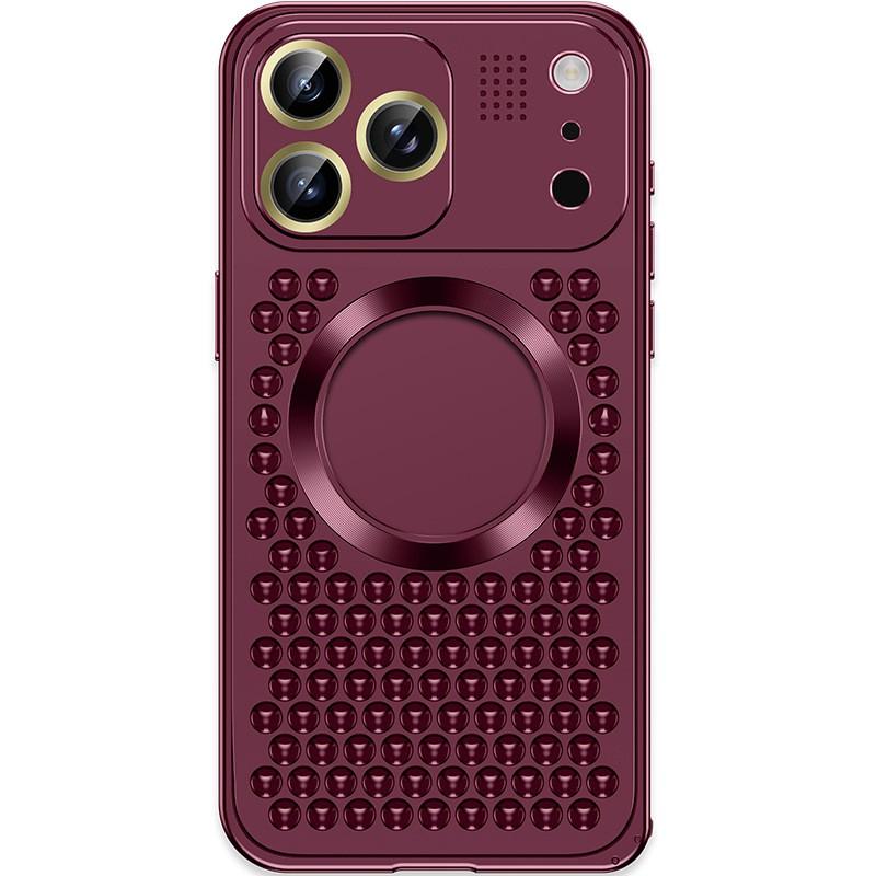 Metal Full Body Phone Case IPhone 18 Pro Max 17 Aromatherapy Heat Dissipation Magnetic Shockproof Cover