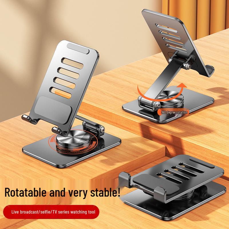 Universal Foldable & Rotatable Metal Phone Holder for iPad
