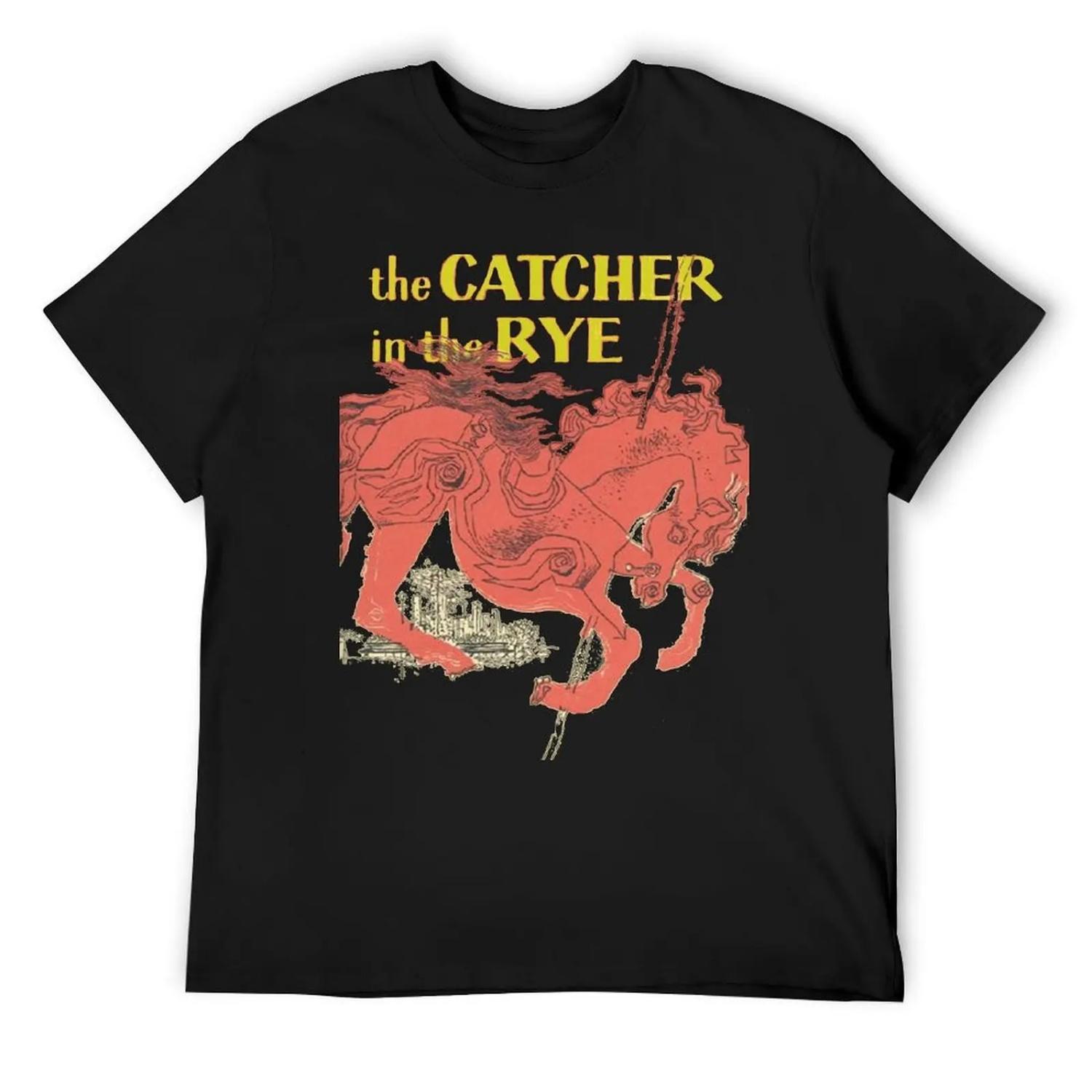

Catcher in the Rye T-Shirt graphic tee shirt anime tshirt anime plain t shirts men XXXXXL чорний