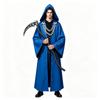 Halloween Dark Chain Hooded Men's Polyester Echo Cape Medieval Role-Playing Party Cosplay Cloak