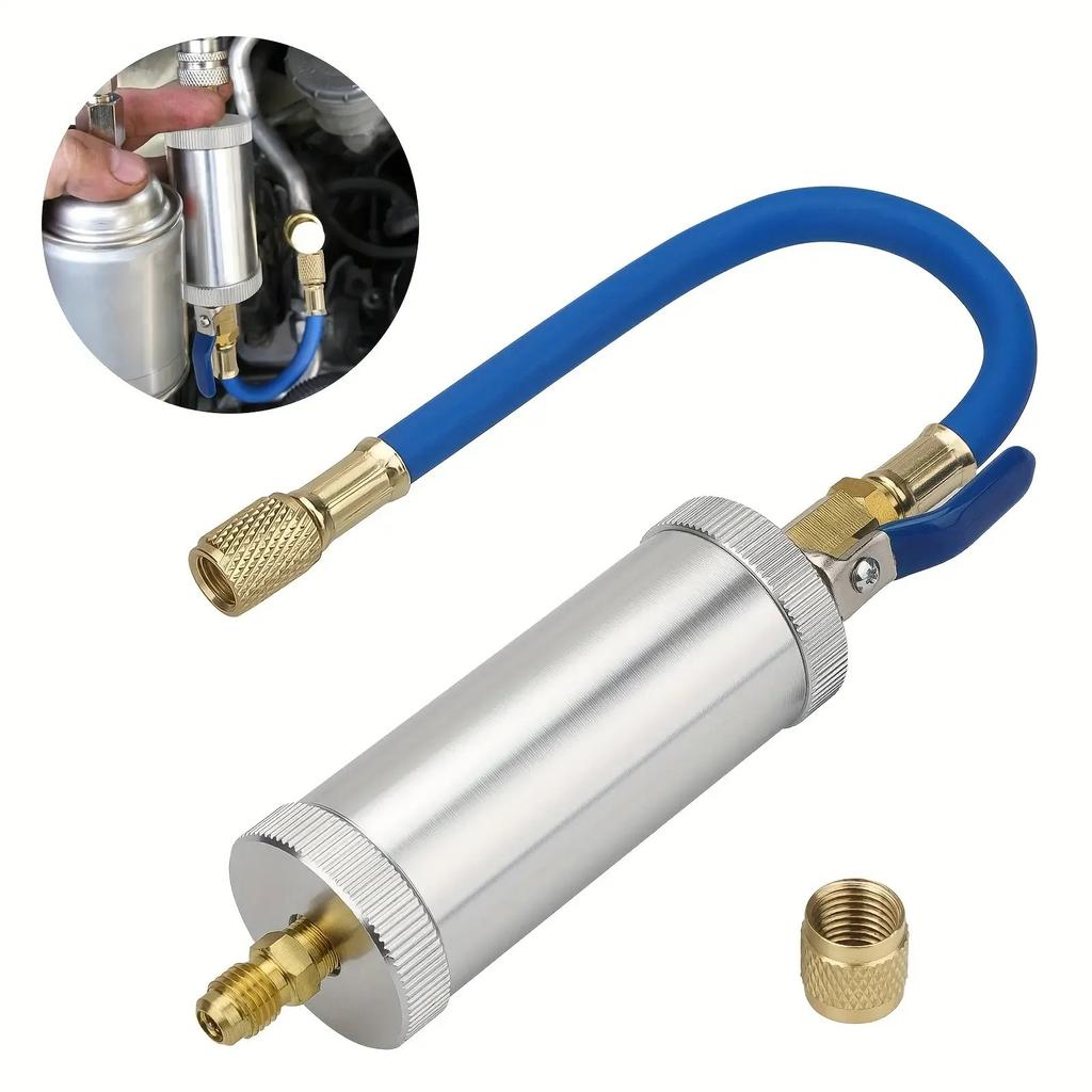 Refrigeration Oil Charging Tool for Conditioning Systems - HVAC Oil Injection Kit