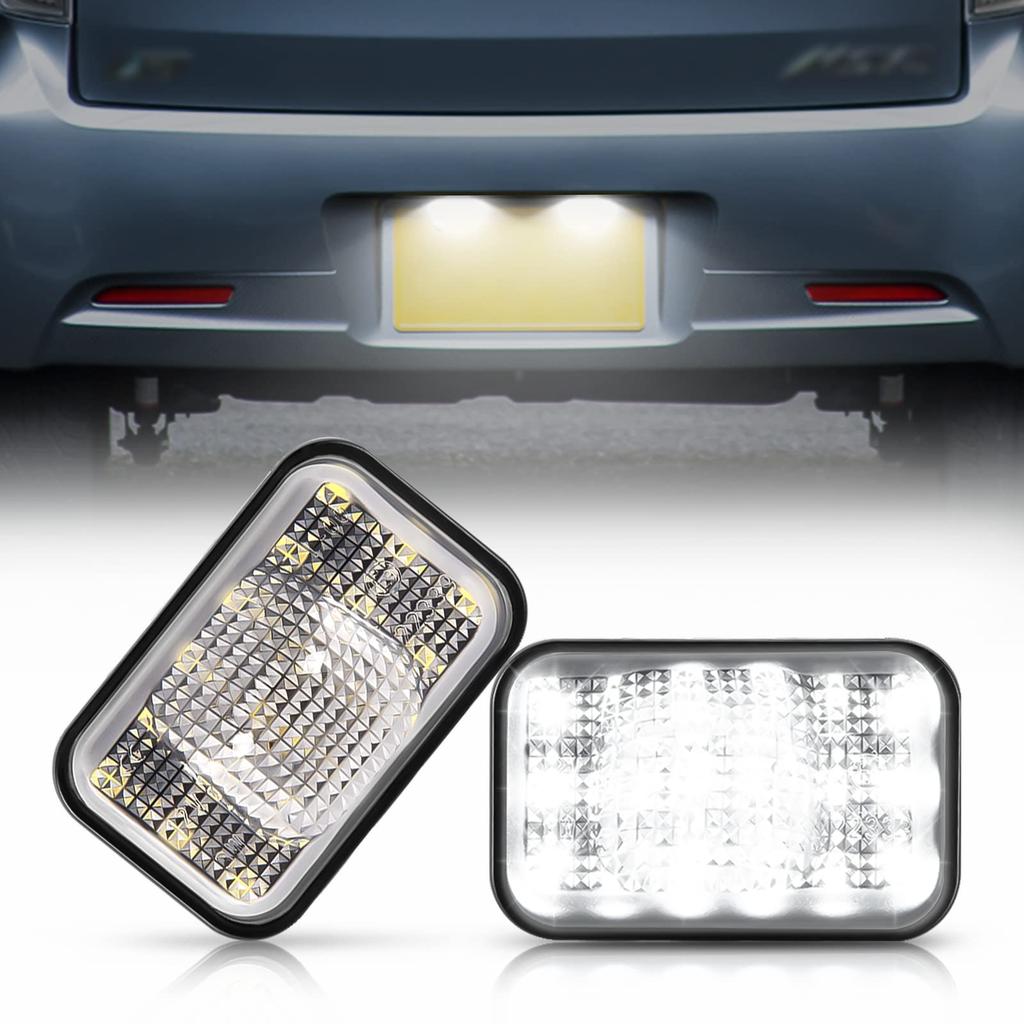 POPMOTORZ LED License Lamp License Lamp 6000K For Daihatsu LA700S Wake LA600S DAIHATSU WAKE