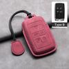 Sheepskin Grain Car Key Case Protector Full Cover For Land Rover Discovery Range Rover Evoque Velar Sport Auto Inter Accessories