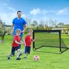 Soccer Goals for Backyard Set 2pcs Portable Training Football Net Indoor and Outdoor Children’s Football Match Door Frame