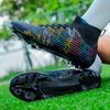 Fashion Men's High Quality Football Boots Professional AG/FG Soccer Shoes Kids Anti-Skip Training Soccer Cleats High Top Cleats 2025 New