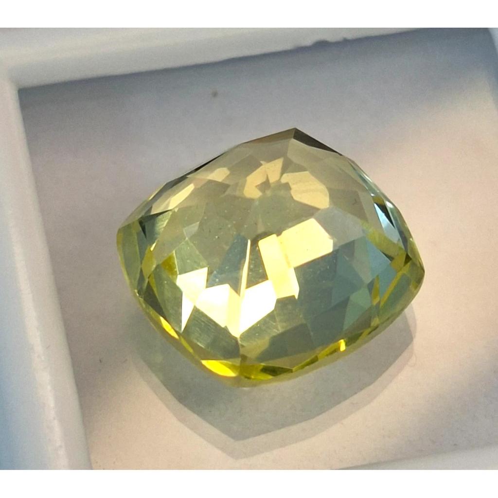 Natural Yellow Citrine Cushion Cut 9-11 Ct Beautiful Certified Loose Gemstone