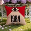 N-Nineteen E-Fighty-Four Cushion Cover Home & Car Dual-Scene Pillow Cover: Reversible for Premium Comfort