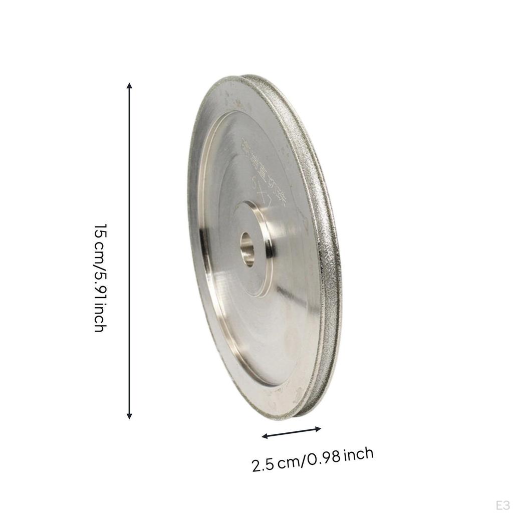 StraightCut Bead Grinding Wheel 120 Grit Shaping 150 Mm for Stone Carvers,