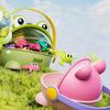 Assorted Colors Fun Jumping Frog Toy with Storage Bucket Cute Animals Bouncing Toad Game Parent-child Bounce