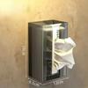Punch-free Toilet Paper Holder Box Waterproof Storage Toilet Paper Storage Rack Paper Towel Kitchen Bathroom Storage Box