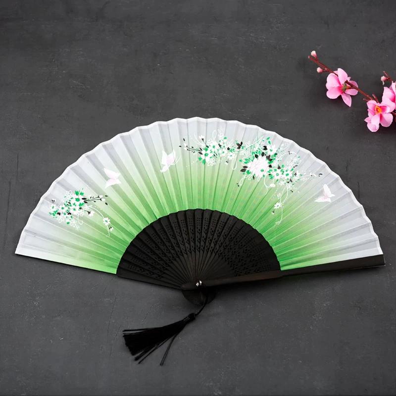 Summer Japanese-Style Cherry Blossom Hanfu Dance Chinese Style Folding Fan