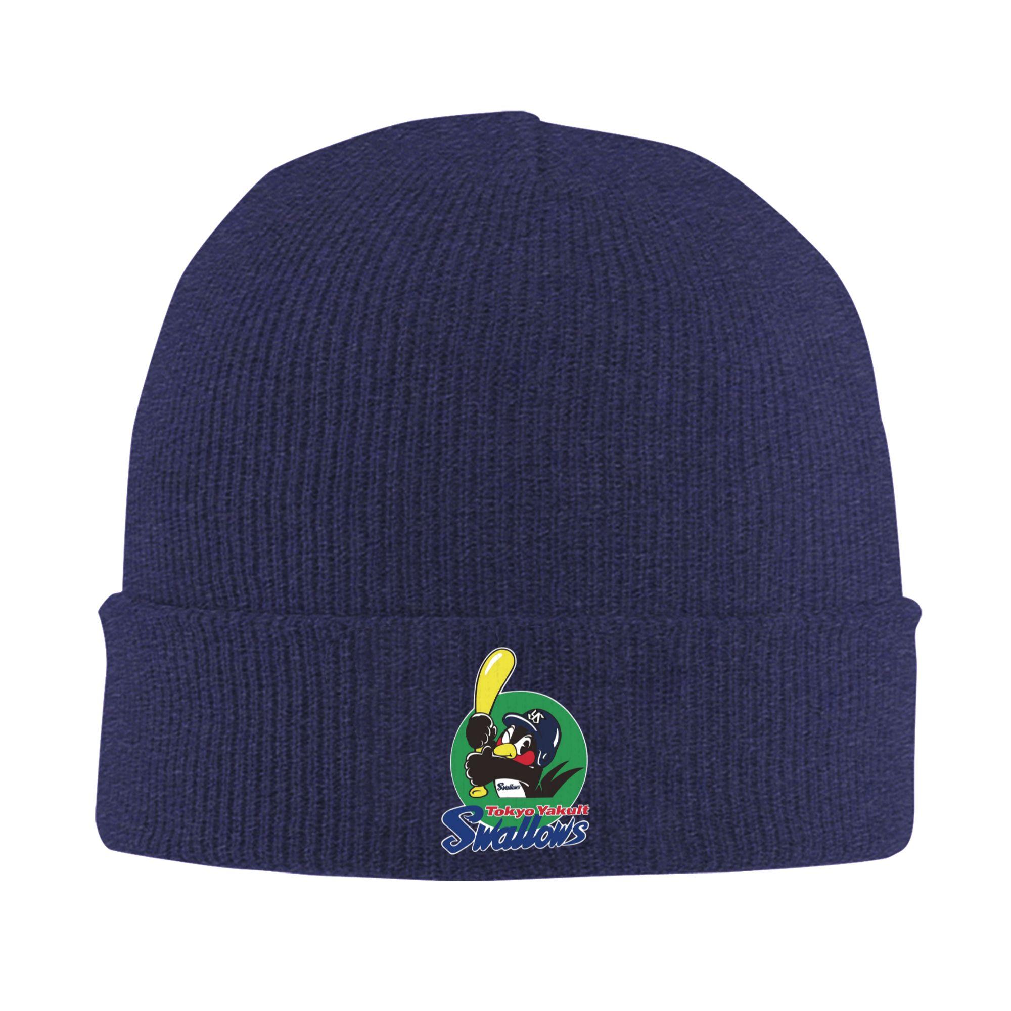 

Tokyo Yakult Swallows Winter Skullies Beanies Hat Warm Autumn Knitted Hats Bonnet Caps for Women Men One Size