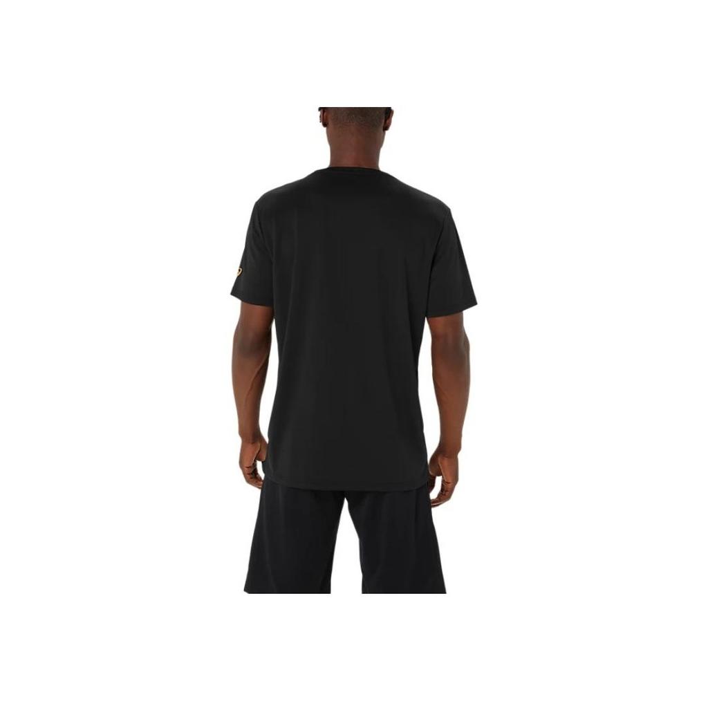 Asics Soft And Comfortable Casual Sports Short Sleeve T-Shirt Men Tops Black 2031E615-001