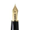Great MONTBLANC fountain pen Meisterstück Classic white star black 14K mens Used