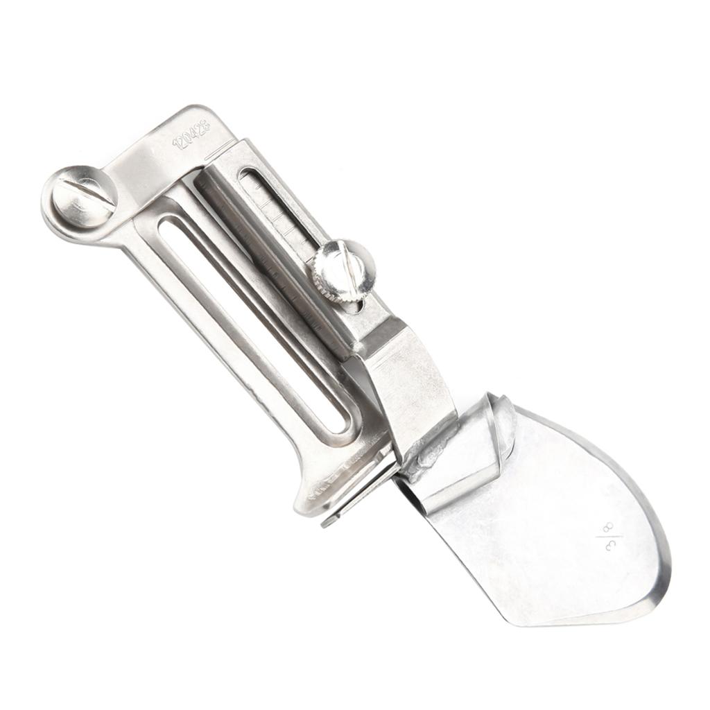 Industrielles Flachbettnähmaschinenzubehör Overlock-Einfasser Saumfuß Einfassvorrichtung Ordner