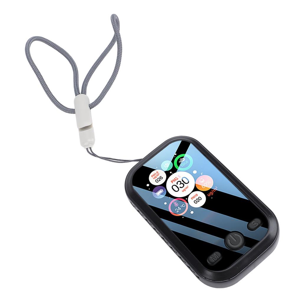 Portable Digital Air Quality Meter Detector LCD Display Detects PM2.5 PM10 PM1.0 Humidity for Home