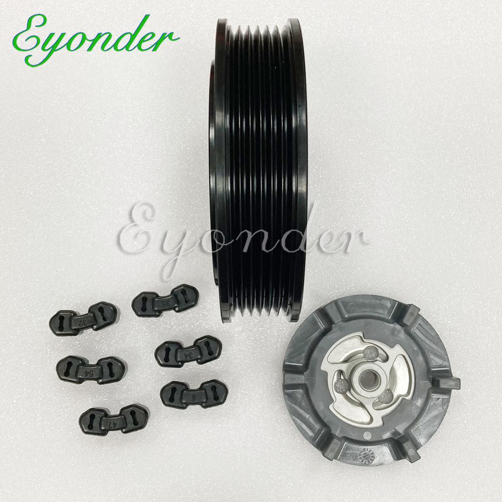 AC A/C Compressor Clutch Pulley for CITROEN C4 PEUGEOT 308 3008 5008 PARTNER TEPEE 6453WH 598754 598755 6453WJ 6453Y 9659855880