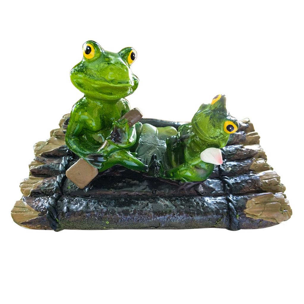 Garden courtyard water fun floating ornament pool simulation animal decoration pond frog series 14 * 13 * 9.5cm