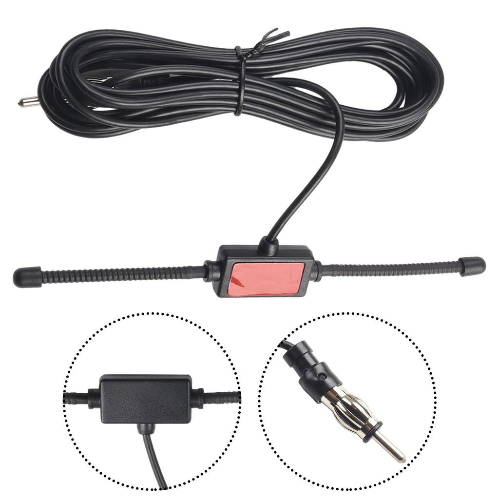 Brand New Antenna Car Dipole Head Unit Receiver RG174 Full Copper Wire