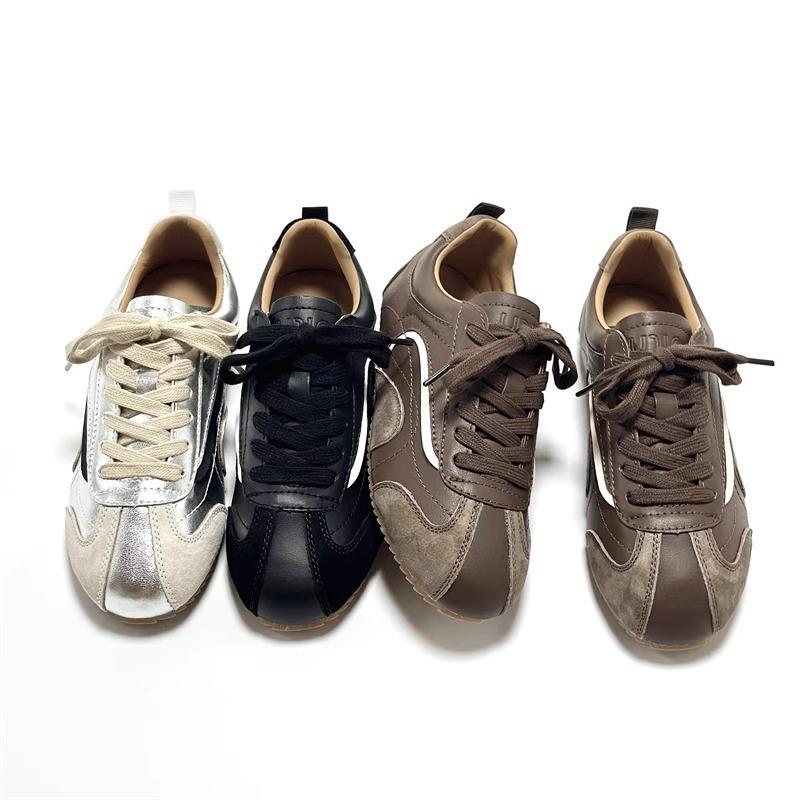 Korean Version 2026 New Flat-bottomed Shoes Ins Niche Versatile High-heeled Casual Sports Forrest Gump Single Shoes Women