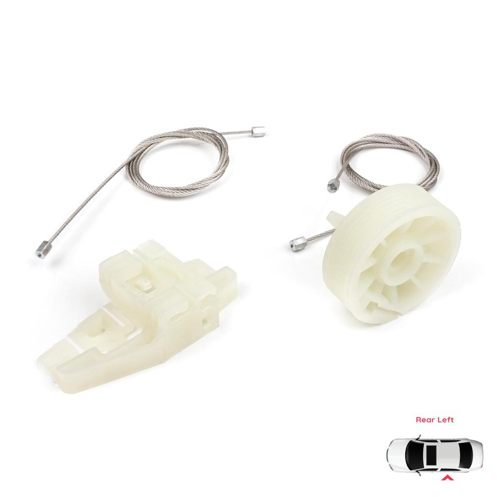 EWR499 Electric Window Regulator Repair Set Rear Left for Renault Scenic Grand Scenic MK2 JM0/1 2003-2009 4/5 Door 8200118856