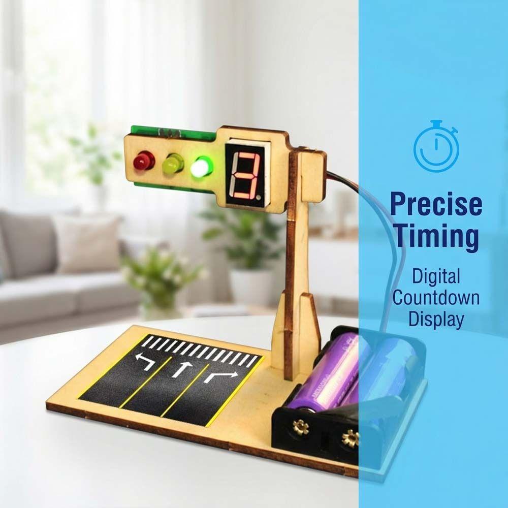 Wooden Traffic Light Model Handmade Craft Traffic Lights Model  Kids Education