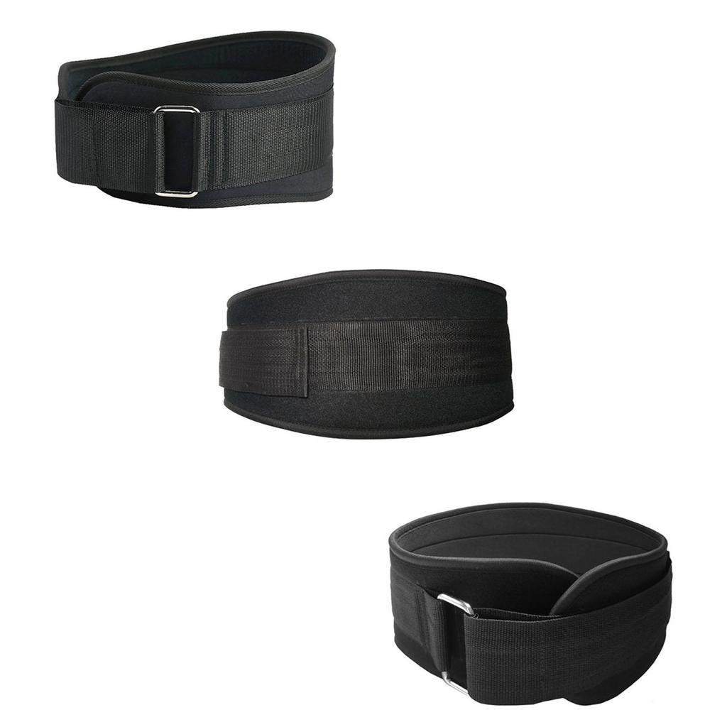 Adjustable Bodybuilding Back Supporting Deep Squat Sports Training Deadlift Belt for Sweat , M