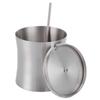 Stainless Steel Sugar Bowl with Lid and Spoon Salt Pot Condiment Can Condiment Pot  Restaurant