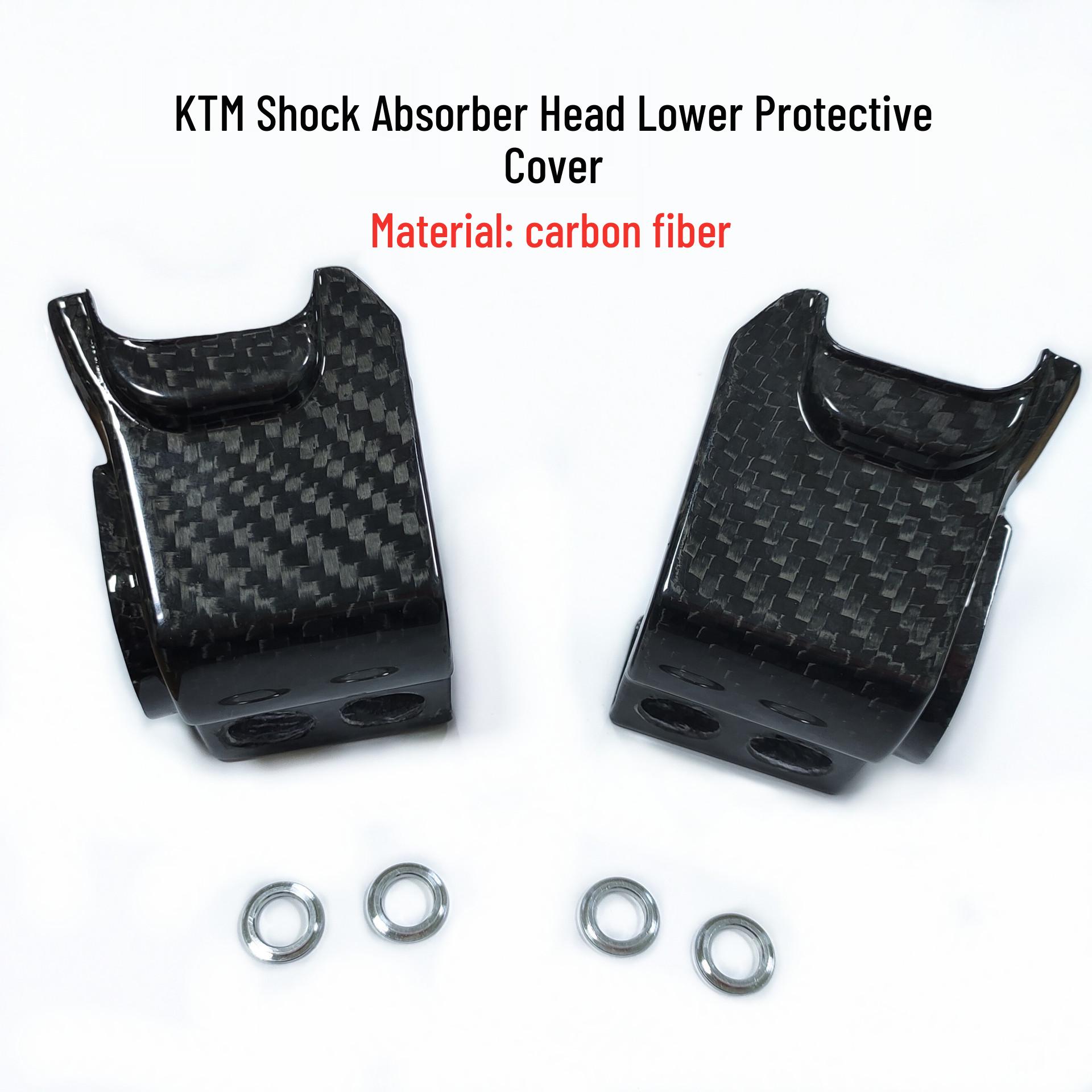 

Carbon Fiber Shock Absorber Bottom Cover for KTM Hengjian Kewesi Motorcycles