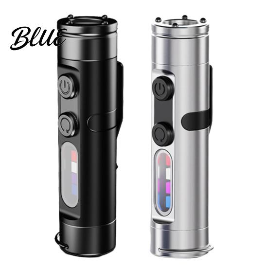 Compact Design Pocket Flashlight Mini Rechargeable High Lumens Super Bright Multiple Multifunctional Keychain Lighting Modes Waterproof Tactical
