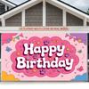 Party Backdrop Happy Birthday Birthday Stars Photo Booth Background Front Door Decor