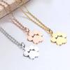 Pet Cat Dog Paw Pendant Necklace for Women Men Stainless Steel Jewelry Friend Gift