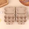 10 Stück Native Eierverpackungsbox Eierablage Zellstoff Eierablage Eierbehälter Erde Eierverpackungsbox Für Familienbauernhof Markt Camping