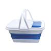 Insulated Folding Foot Bath with Lid - Portable Soak, Storage, and Fishing Bucket