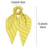12 Pieces Hair Ties Elastic Hair Scarves Silk Satin Hairbands Chiffon Dot Stripe Floral Hair Ties Ponytail Holders Scrunchies Vintage Accessories for