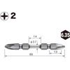 VESSEL (VESSEL) True Torsion Bits +2 x 65mm Set of 10 RT10P2065F