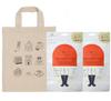 Socken Ergänzung Wie ein Kotatsu Socken Set Kalter Raum Tasche Schwarz x Schwarz - - Damen 2 Paar - Warm, Schutz, Winter, Socken, Tasche, 942-971