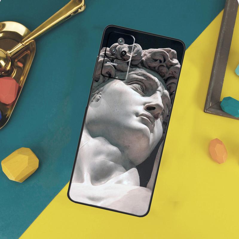 Greek Statue Wearing Hoodie Case For Xiaomi 13T 11T 12T 14T Pro 13 14 15 Ultra POCO X7 Pro X3 X5 X6 F5 F6 M6 Pro Funda