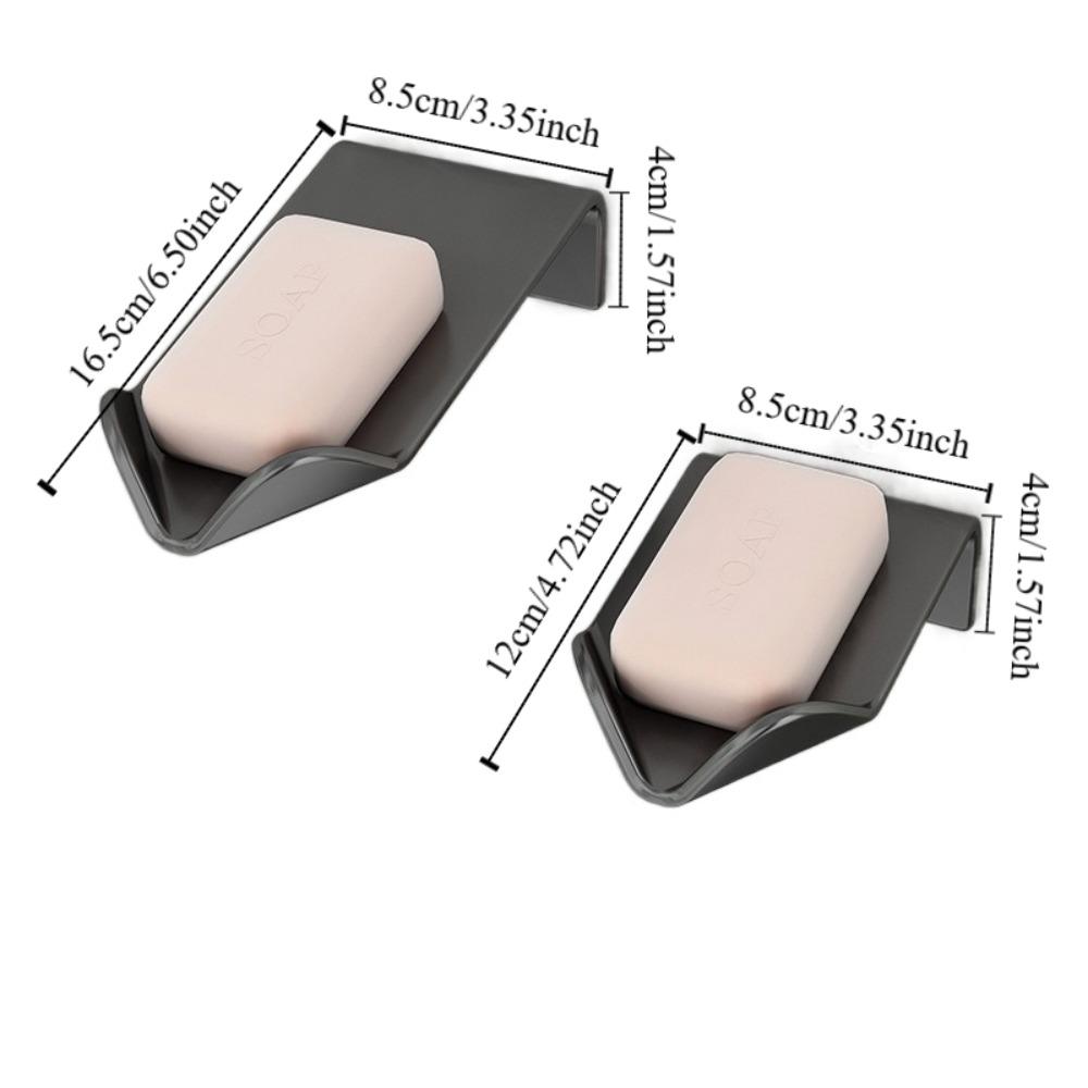 Carbon Steel Wall Mounted Soap Holder Black Soap Sponge Creative Soap Dishes  Home