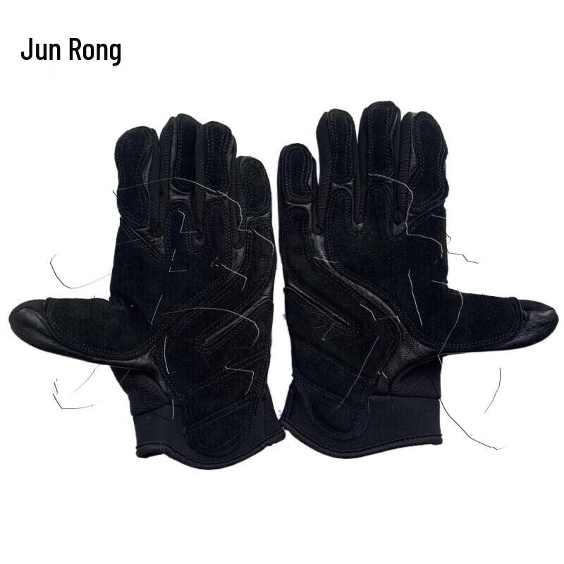 Junrong Tactical Full Finger Rappelling Rescue Gloves