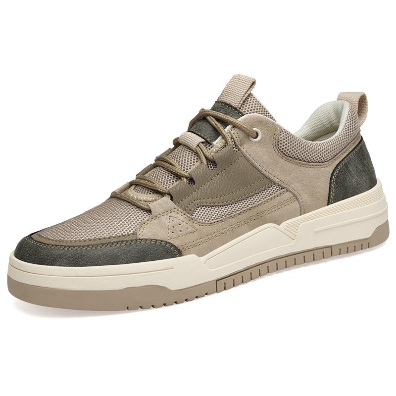 Men's shoes breathable thin soft-soled running sneakers mesh shoes men's trendy mesh shoes casual board shoes men's